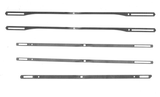 180x5.5x0.3mm Duplex Textile Wire Heald Power Loom Spare Parts