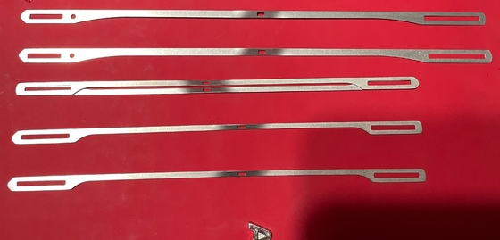 180x5.5x0.3mm Duplex Textile Wire Heald Power Loom Spare Parts