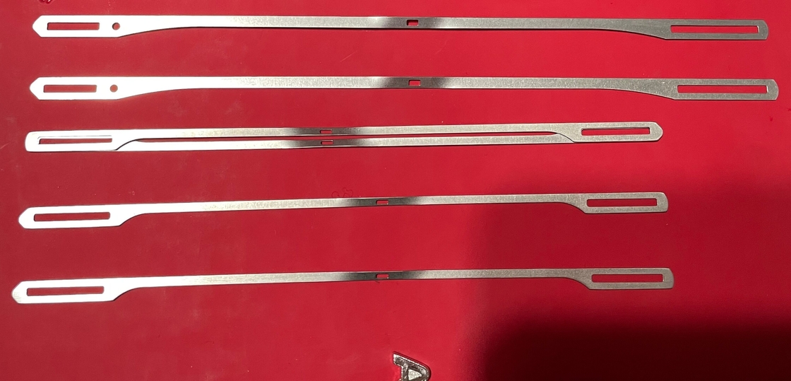 180x5.5x0.3mm Duplex Textile Wire Heald Power Loom Spare Parts